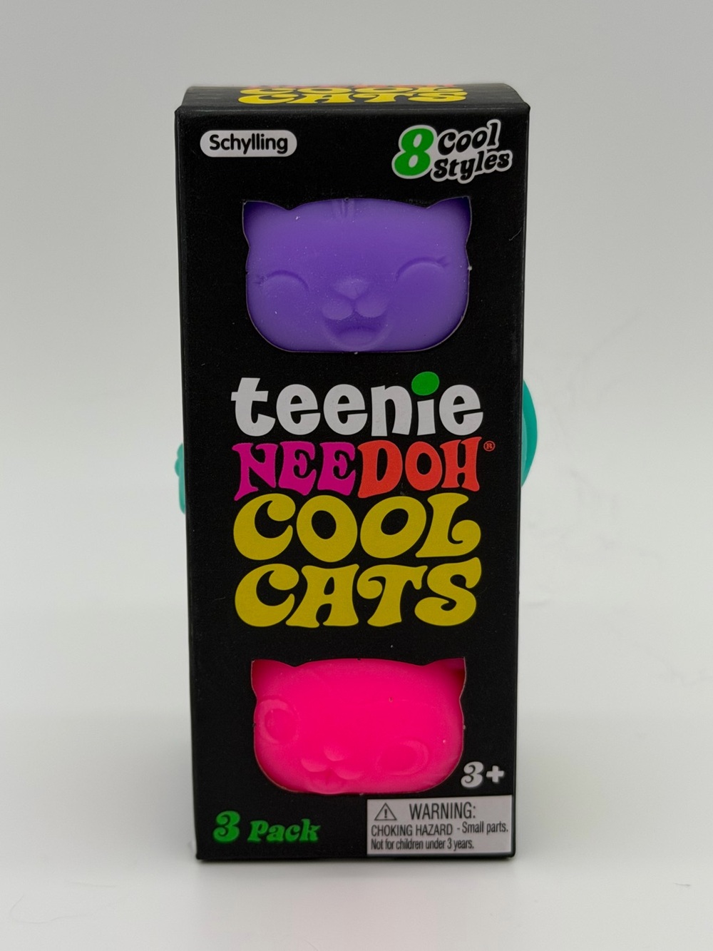 teenie NeeDoh Cool Cats 3 pack